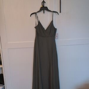 Elegant Gray Women's Dress